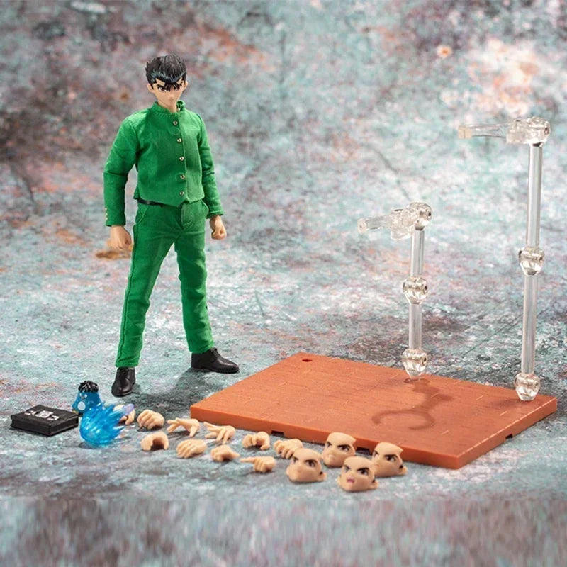 Dasin/Great Toys YuYu Hakusho Urameshi Yuusuke Yoko Kurama Jaganshi Hiei Kuwabara Kazuma SHF 1/12 PVC Model