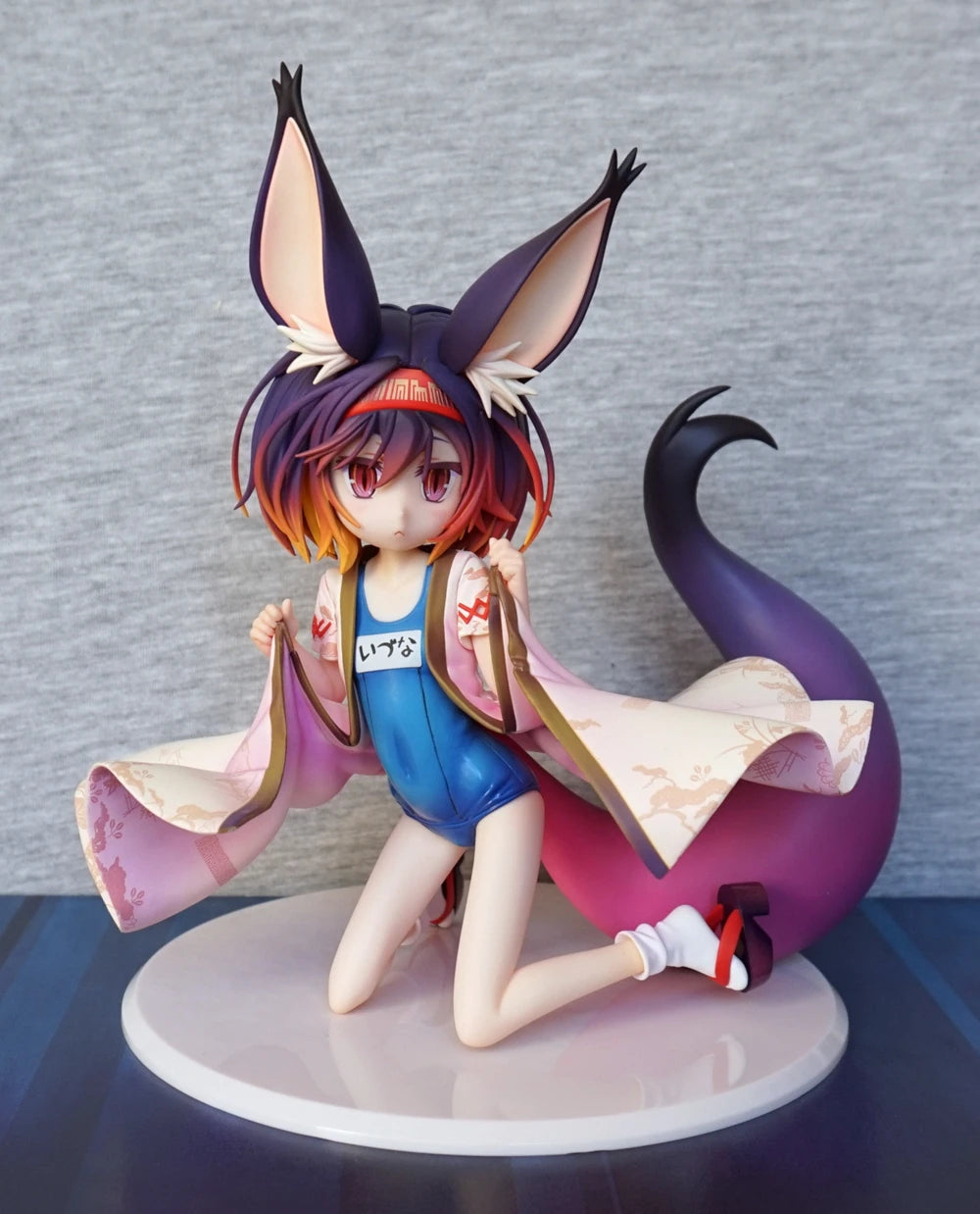 20CM No Game No Life Hatsuse Izuna Figure 1/7 Swimsuit Style Model Toy Gift Collection Aciton Figure PVC Doll