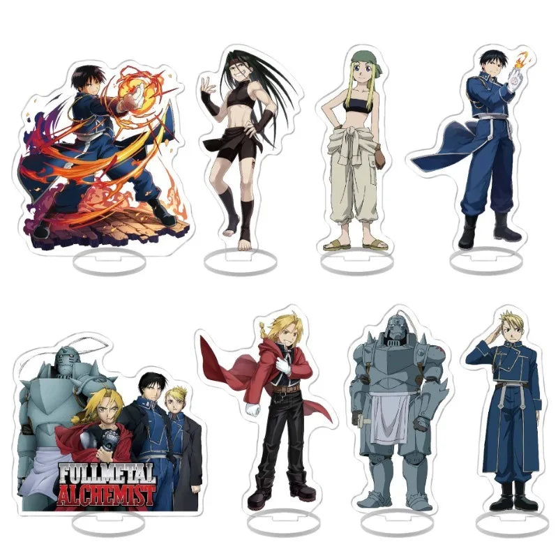 Fullmetal Alchemist Anime Acrylic Stand Model Edward Alphonse Originality Desk Decoration Fans Collect Gifts