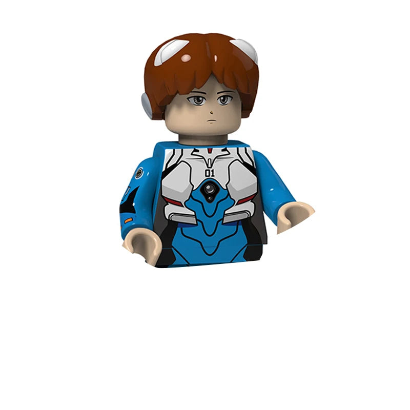 EVA NEON GENESIS EVANGELION Animation Peripheral Toys Asuka Shinji Rei Mari Small Doll Anime Action Model Figures Collection