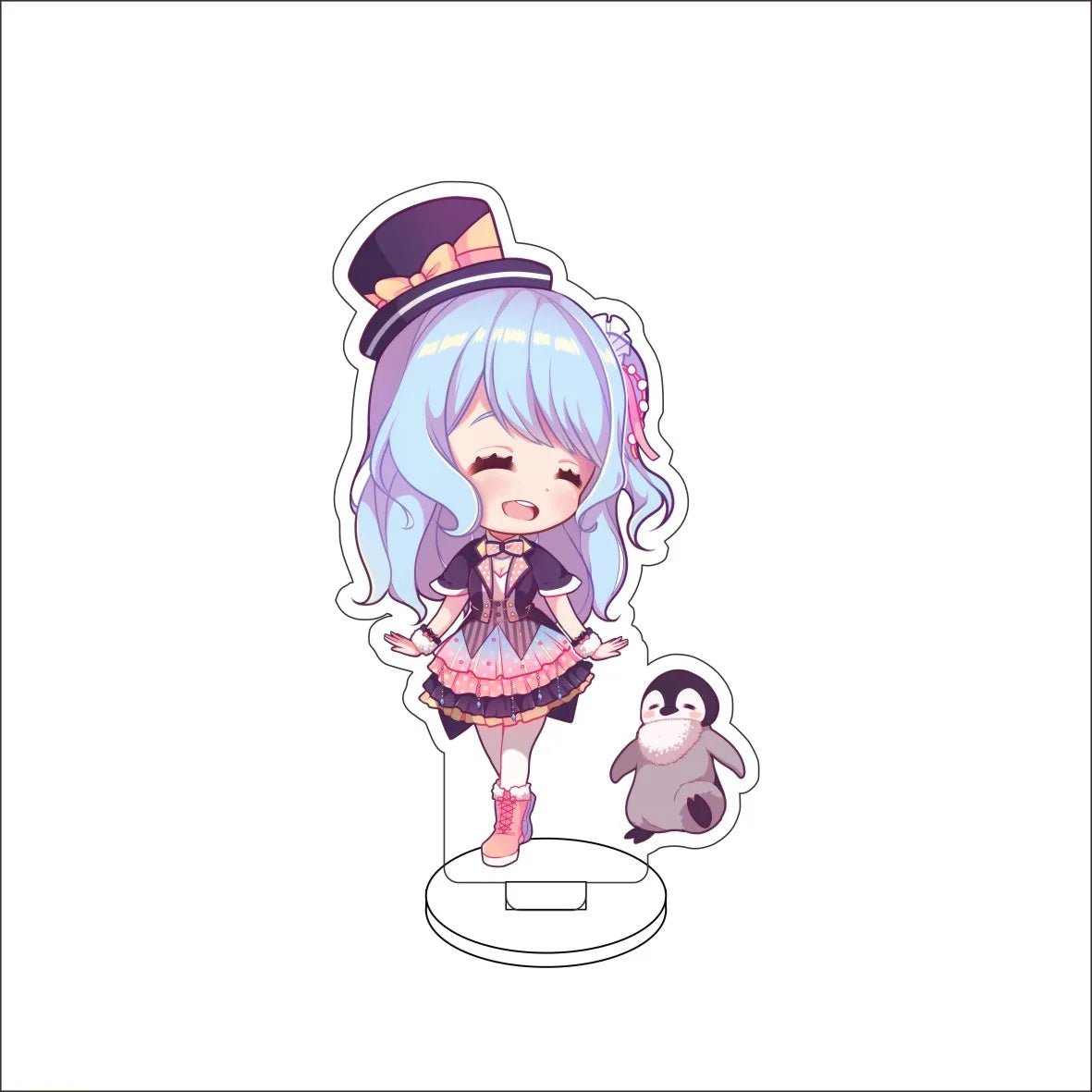 10CM Anime BanG Dream! Nendoroid Figure Stand Model Tsukushi Futaba/Nanami Hiromachi/Mashiro Kurata Cute Desk Decor Standing Sign Gifts