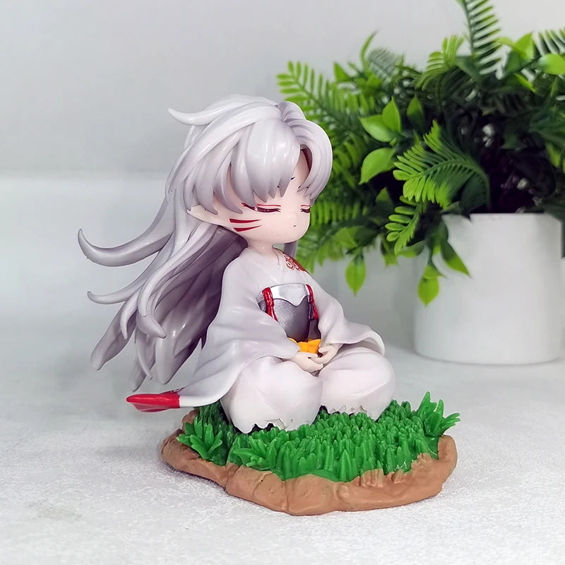 New Anime Inuyasha Figure Sesshoumaru Figures Figurine Model Collection Doll Desk Decoration Statue Kids Toys Birthday Gifts