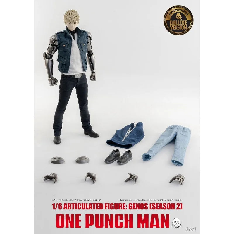 Threezero Original 1/6 Finished Movable Exquisite Doll FigZero Series One Punch Man Anime Toys Model Festival Gift for Boys
