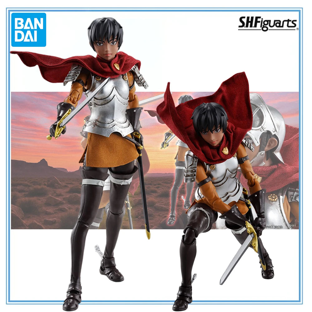 100% Original Bandai Spirits S.H.Figuarts Berserk Casca The Band of The Hawk Action Figure Collection Series Anime Figure