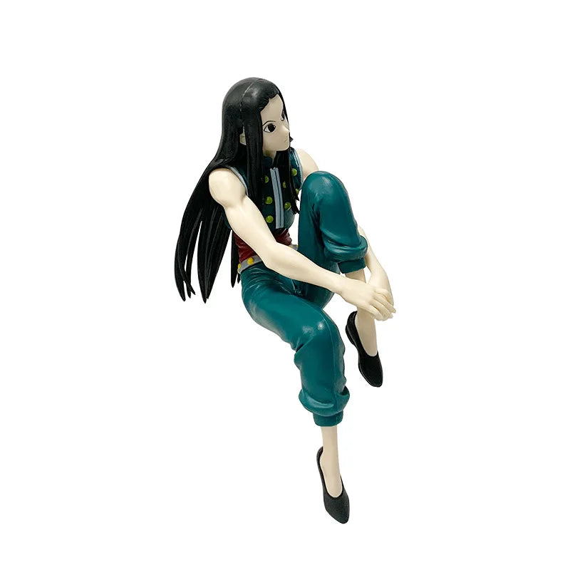 14cm For Hunter  Anime Figure - Illumi, Hisoka Action Figure & Noodle Stopper  Room Decoration, PVC Noodle Stopper Model Toy