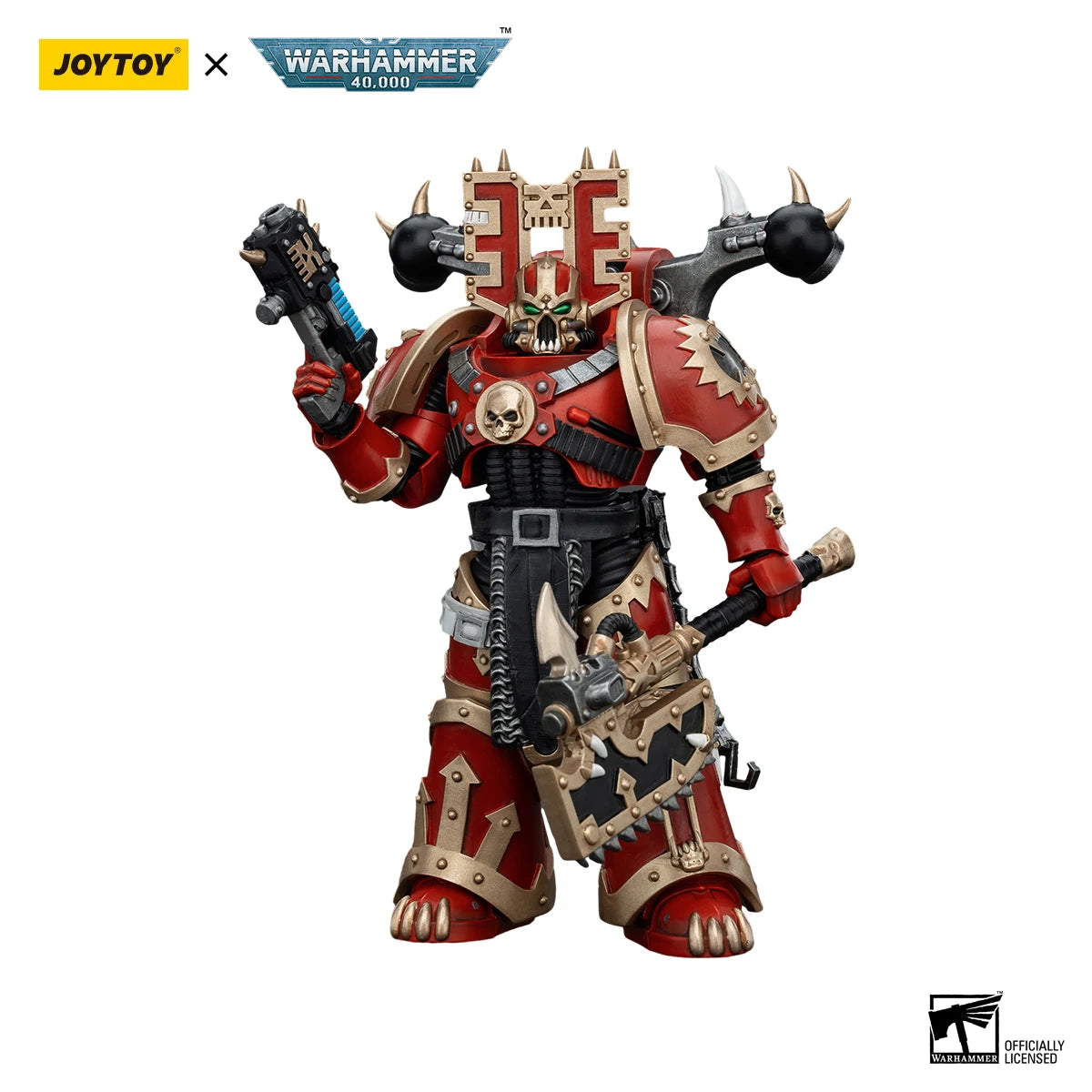 JOYTOY Warhammer 40k 1/18 Action Figures Anime 12.6cm World Eaters Khorne Berzerker