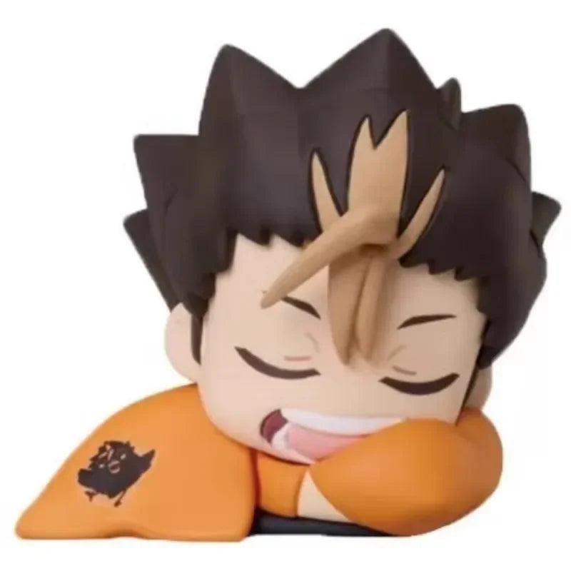 Anime Haikyuu!! Gashapon Toys Sleep Styling Vol.3 Yu Nishinoya Miya Atsumu Ryunosuke Tanaka Cute Figures Model Decoration Gifts