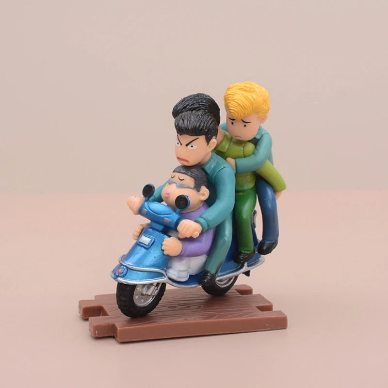 5pcs Slam Dunk Anime Figure Set - Sakuragi Hanamichi And Rukawa Kaede Statues for Boys Desktop Collection Ornament Gifts