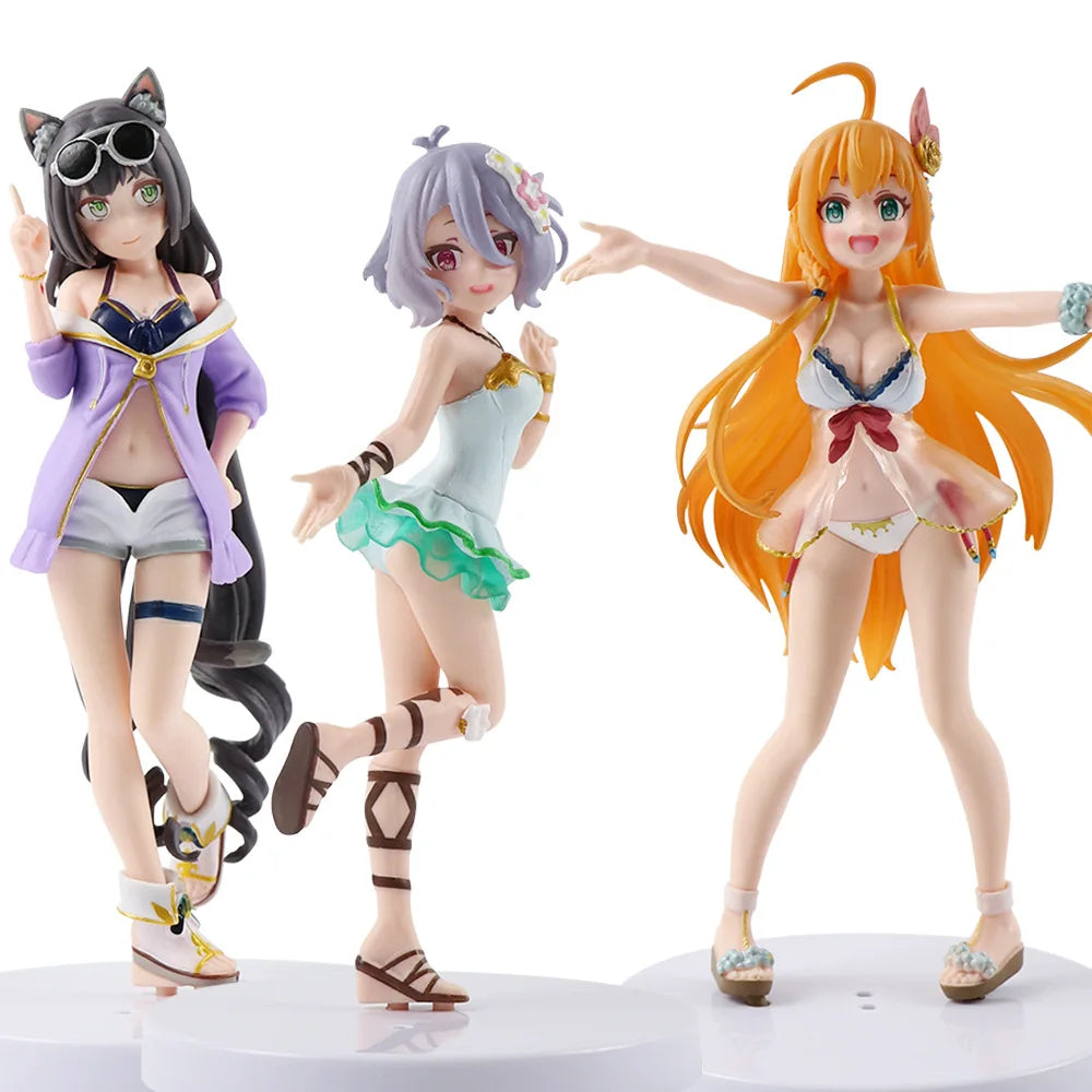 17CM Hot Anime Kokkoro Figure Princess Connect Re:Dive Priconne Natsume Kokoro Swimsuit PVC Action Figure Model Doll Toys