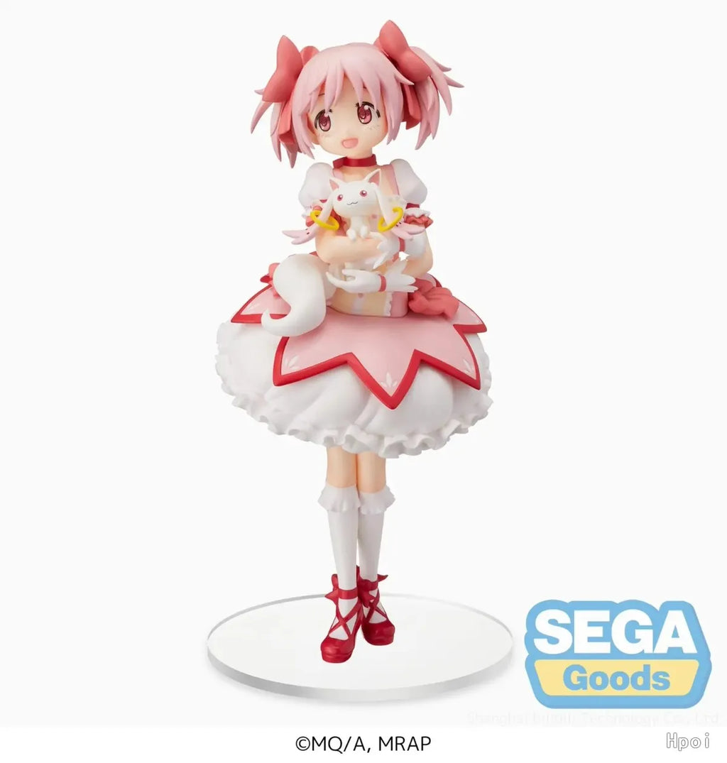 22CM Anime Magia Record Mahou Shoujo Madoka Figure Magica Gaiden Kaname Kyuubey Standing Animation Model Toy Gift Aciton Figure