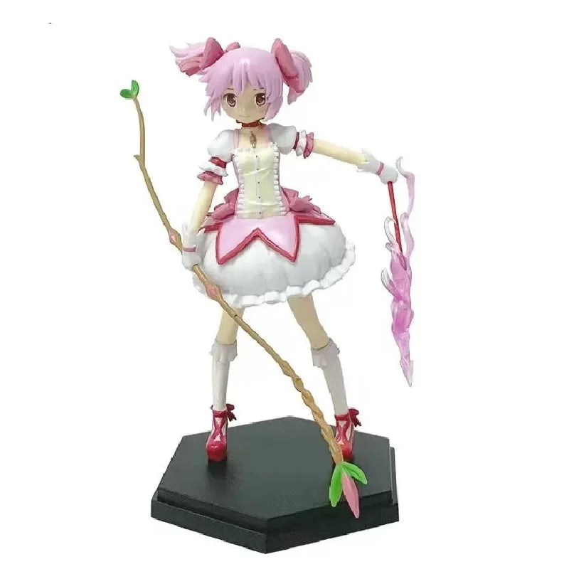 22cm PMMM Magical girl Anime Figure Kaname Madoka Action Figure Kawaii Akemi Homura Figurine cute Loli Collection Model Toy Gift