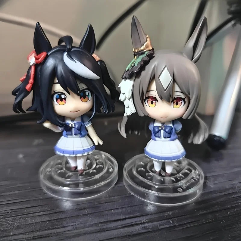 Bandai Original In Stock Uma Musume Pretty Derby Tokai Teio Golden Ship Teio Mejiro Mai Candy Toy2nd Wave Mini Figure Model Toys