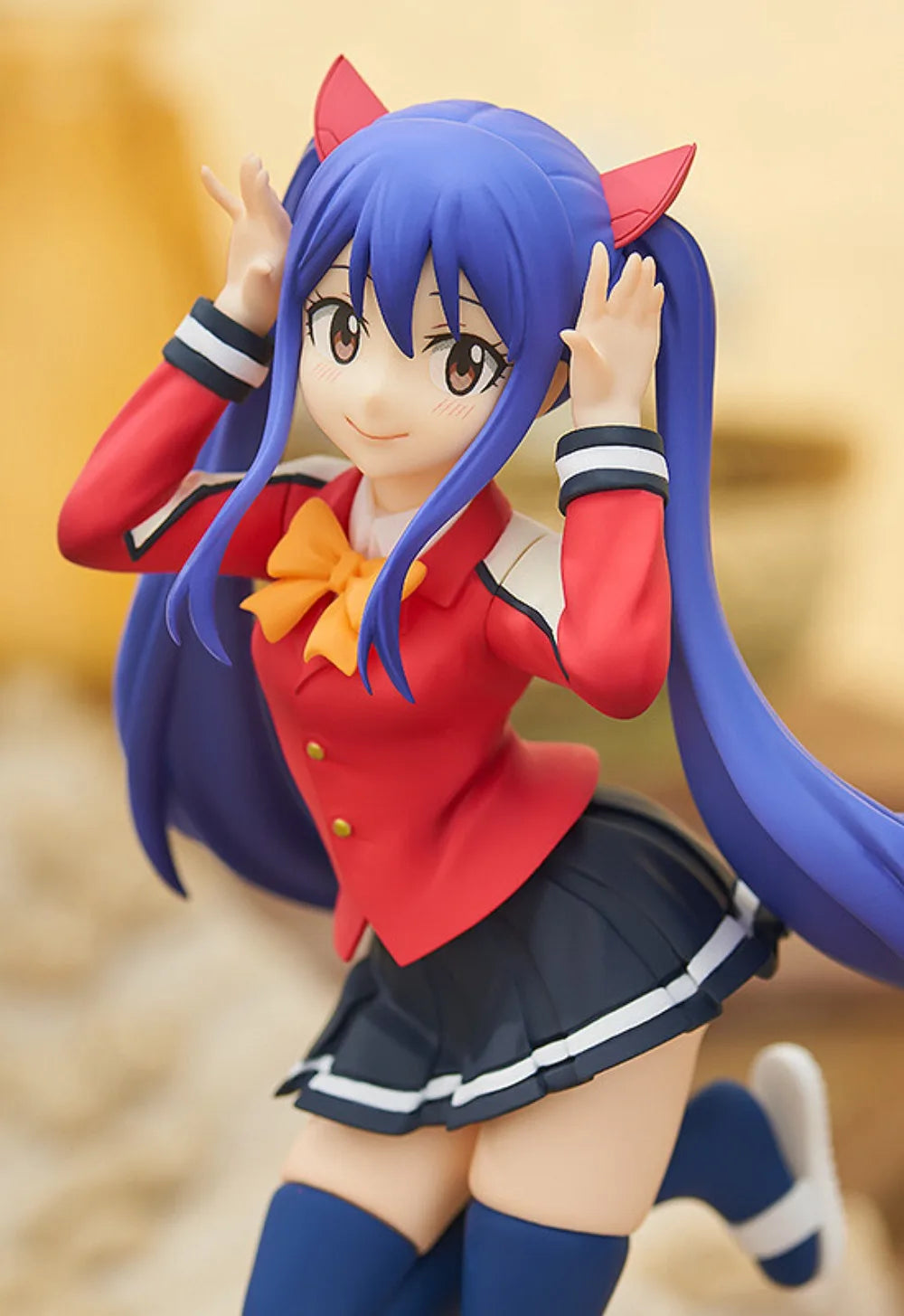 100% Original in Stock Good Smile Company Pop Up Parade Fairy Tail Wendy Marvell Collection Series Anime Figure Model Toys