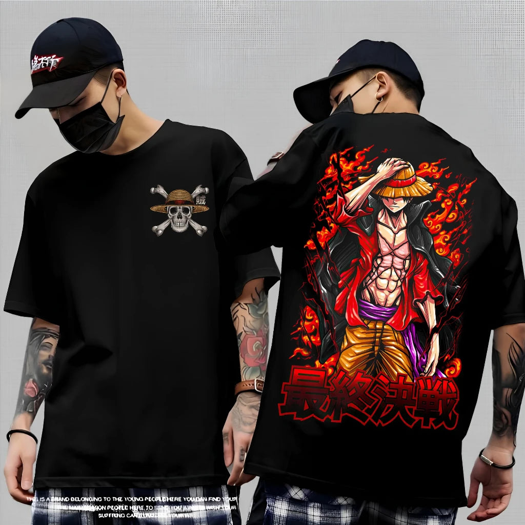 Luffy Gear5 Best Selling Issue T-Shirt Unisex ONE PIECE T-Shirt Comfortable and Breathable Y2K