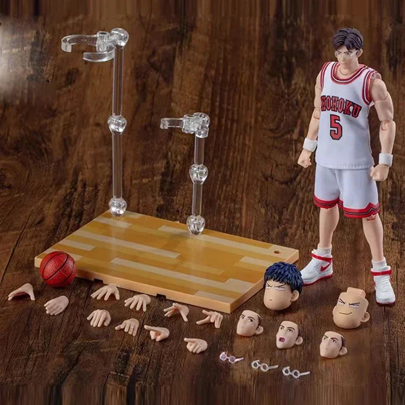 Dasin/Great Toys/GT Slam Dunk Hanamichi Sakuragi Kaede Rukawa Mitsui Hisashi Akagi Takenori Ryota Miyagi 1/12 PVC Action Figure
