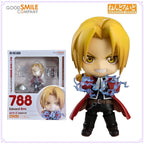 GSC Original Nendoroid Series Edward Elric Alphonse Elric Out of Print Peripheral Figure Toy for Boys Gift Collectible Ornaments