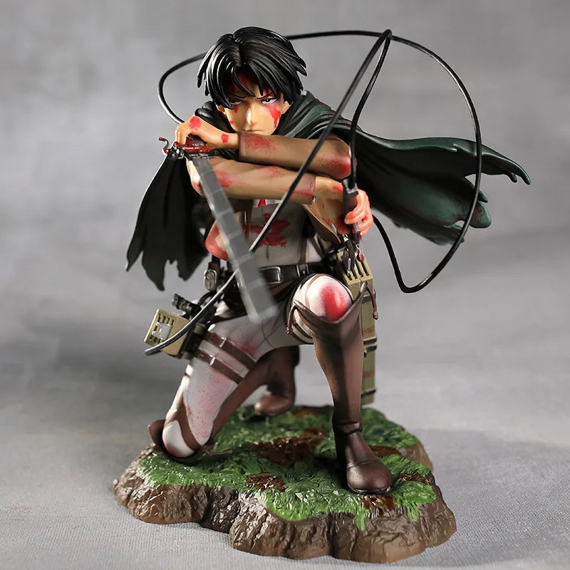 Anime Attack on Titan Figure Rival Ackerman Action Figure Ver. Levi PVC Action Figure Rivaille Collection Model Toys Gift