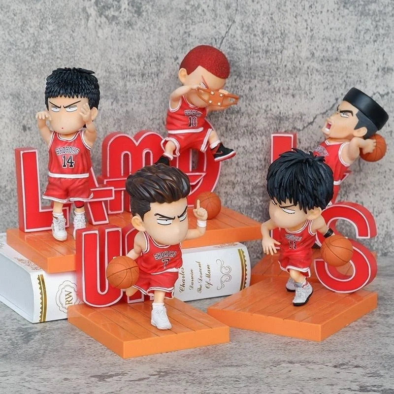 Slam Dunk Anime Figure Sakuragi Hanamichi Akagi Takenori Rukawa Kaede Ryota Miyagi Mitsui Model Collection Desktop Ornament Toys