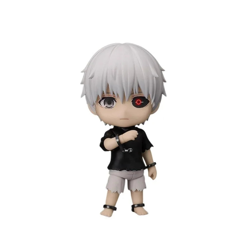 Q Version Tokyo Ghoul Figure Kaneki Ken Poseable Anime Model Collectible Statue Desktop Display Gift for Fans