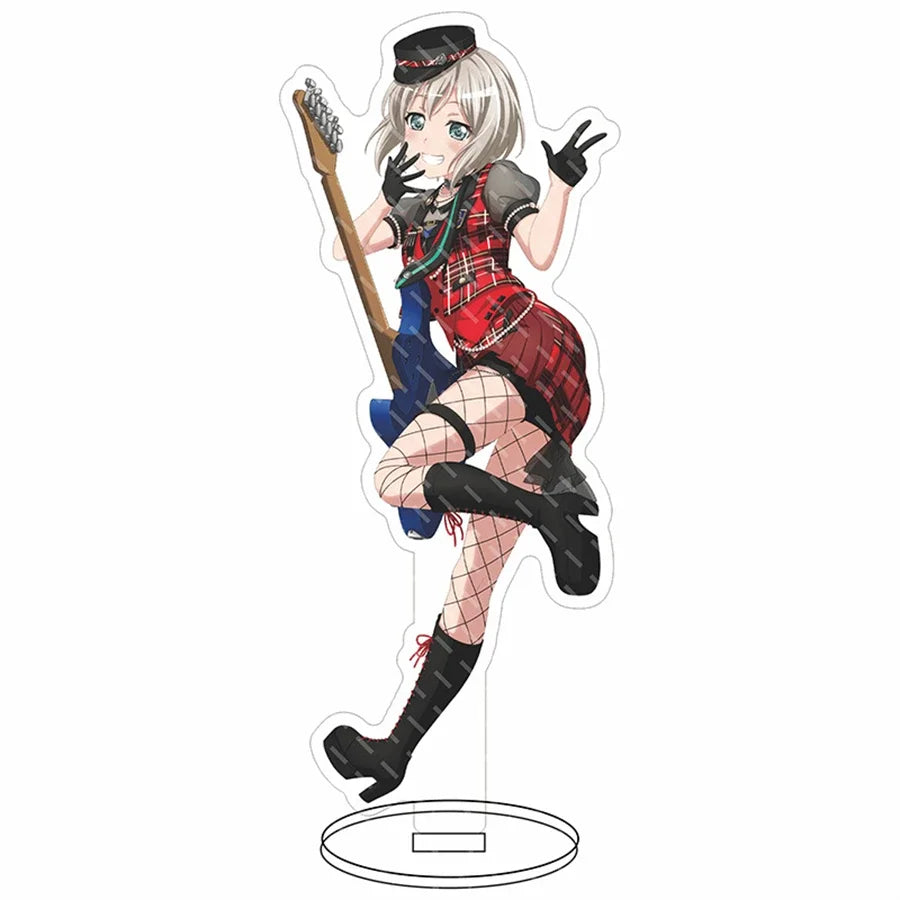 Anime Figure BanG Dream Maruyama Aya Sayo Hikawa Cosplay Acrylic Stand Model Plate Desk Decor Standing Sign Keychain Gifts