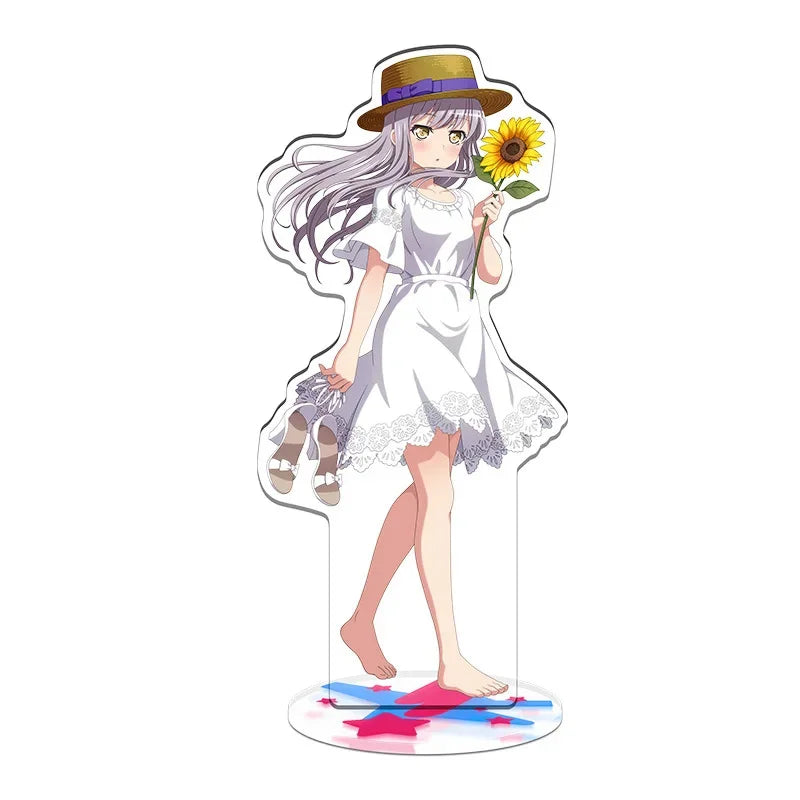 BanG Dream! Acrylic Standing  Anime Fans Game Stand Poppin'Party Hanazono Tae Kokoro Tsurumaki Yukina Minato Roselia Hazawa Gitf