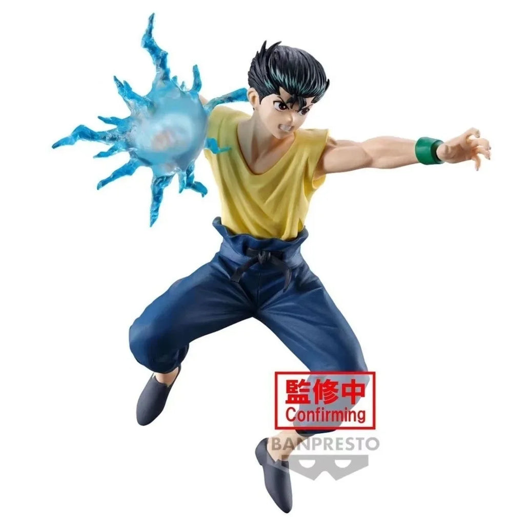 Original Bandai YuYu Hakusho Yuusuke Urameshi Anime Action Figures Collection Ornaments Figure Toys Birthday Gift
