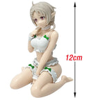 12cm Jobless Reincarnation Anime Silfie Figure Mushoku Tensei Action Figural Swimsuit Cute Kneeling Girls Pvc Model Toys Gifts