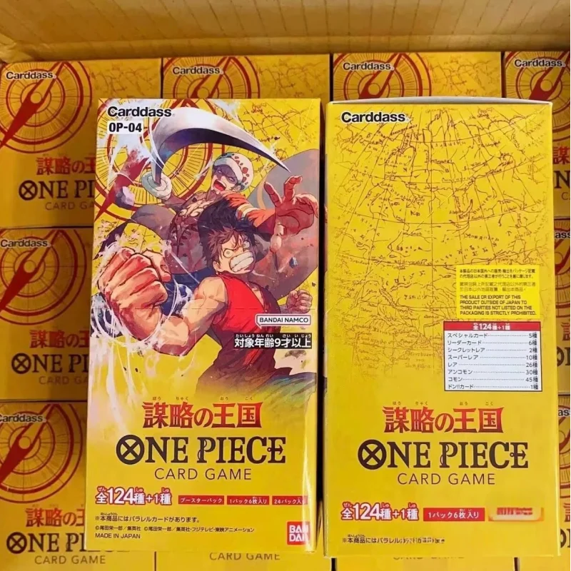 100%Original Anime Booster Box One Piece Card Op04 Op05 Op06 Japanese Version Awakening Of The New Era Tcg Collection Card Gift