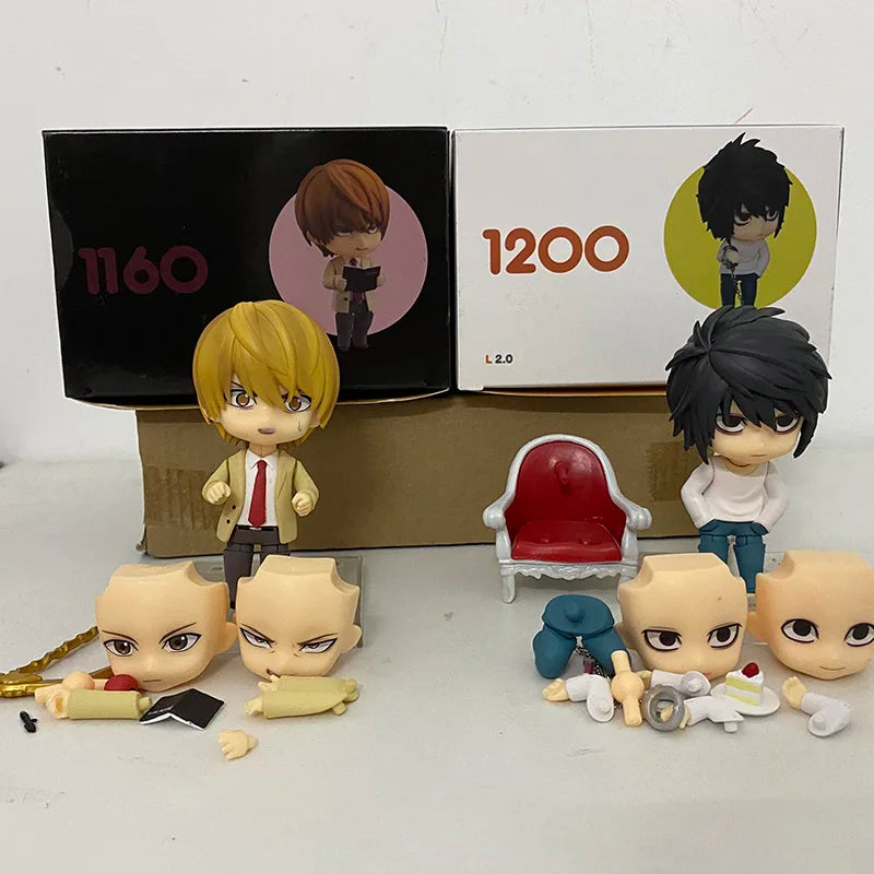 Death Note Figures 1200 Lawliet 1160 Yagami Light Action Figure Collection Toy Model Doll Birthday Gift For Children Decor