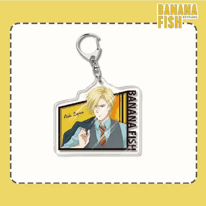 BANANA FISH ANIME ASH 6CM chaveiro cute keychain  portachivi