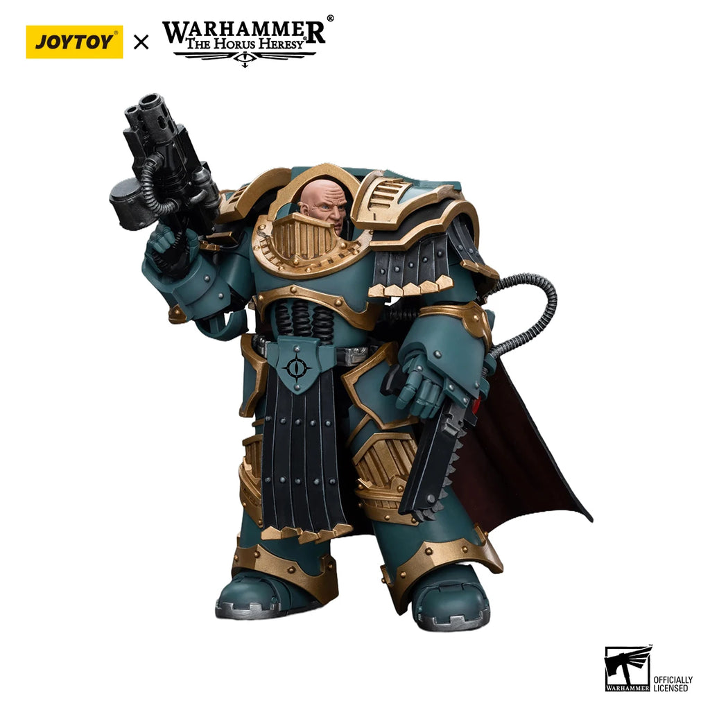 JOYTOY Warhammer 40k 1/18 Action Figures  Sons of Horus Legion Praetor in Cataphractii Terminator Armour