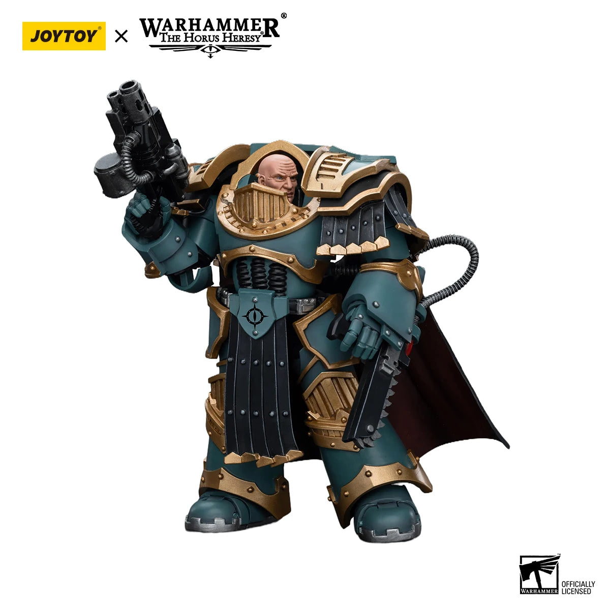 JOYTOY Warhammer 40k 1/18 Action Figures  Sons of Horus Legion Praetor in Cataphractii Terminator Armour