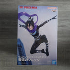 Original Bandai Banpresto Anime One Punch Man Speed Sonic Pvc Action Figure Onsoku No Sonic Collection Model Toy Statue Boy Gift