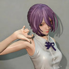 Chainsaw Man 1/6 Reze Action Figure 32cm Exquisite PVC Double Head Statue Anime Pretty Girl Model Toy Desk Deco Collectable Gift