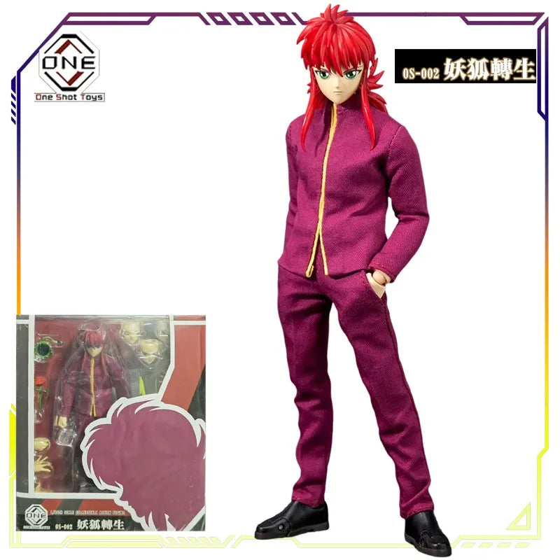 OneShot Toys  Original Yu Yu Hakusho 1\12 Series Tibetan Horse Action Figure Model Toys Movable Model Ornaments Gifts Fo Boys