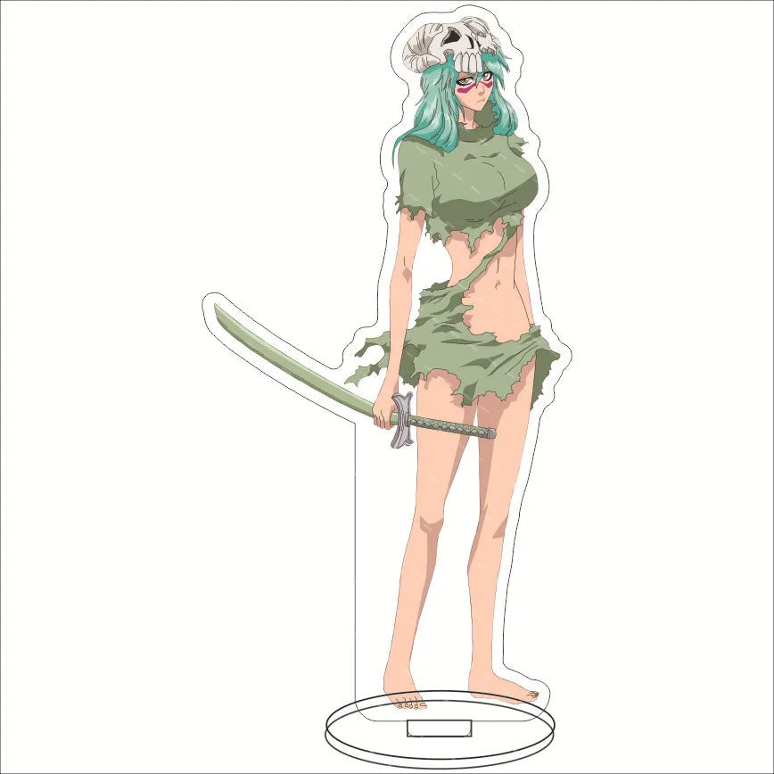 Anime BLEACH Acrylic Stand Manga Figures Kurosaki Ichigo Miniatures Figurines Garage Kits Model Toys GK Ornaments Decoration