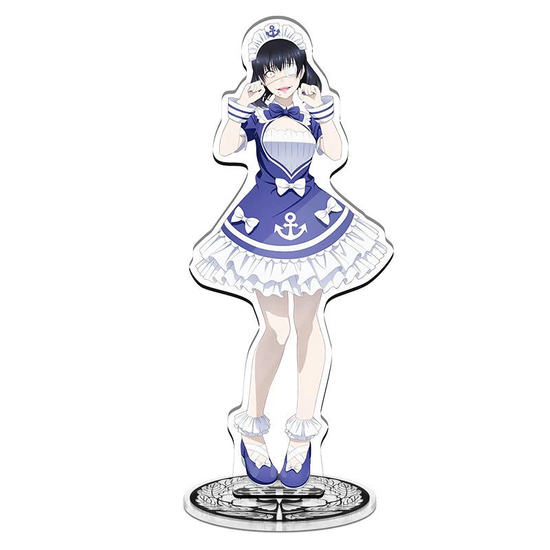 Anime Kakegurui Acrylic Stand figure Yumeko Jabami/Mary Saotome/Kirari Momobami Stand Plate Cosplay Prop Decor Cartoons Gifts