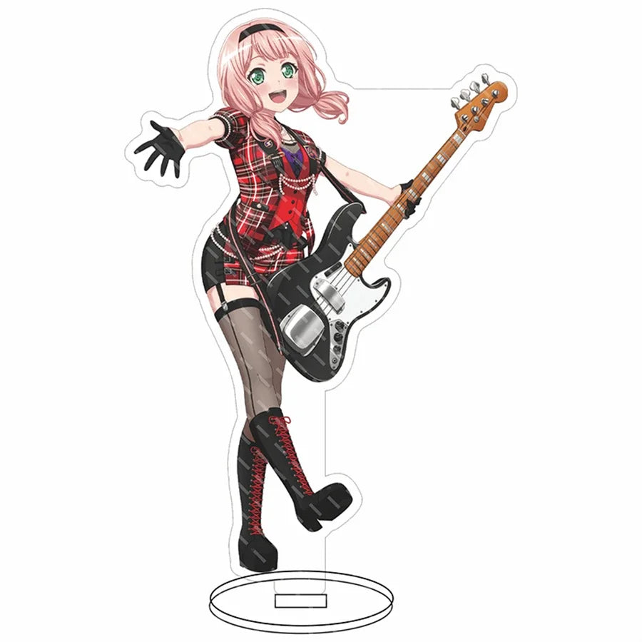 Anime Figure BanG Dream Maruyama Aya Sayo Hikawa Cosplay Acrylic Stand Model Plate Desk Decor Standing Sign Keychain Gifts