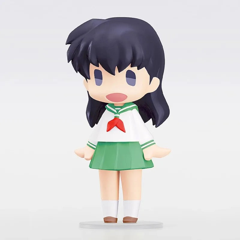 New Genuine Gsc Inuyasha Hello Good Smile Series Inuyasha Action Figure Sesshomaru Model Kagome Higurashi Figurines Gift Toy