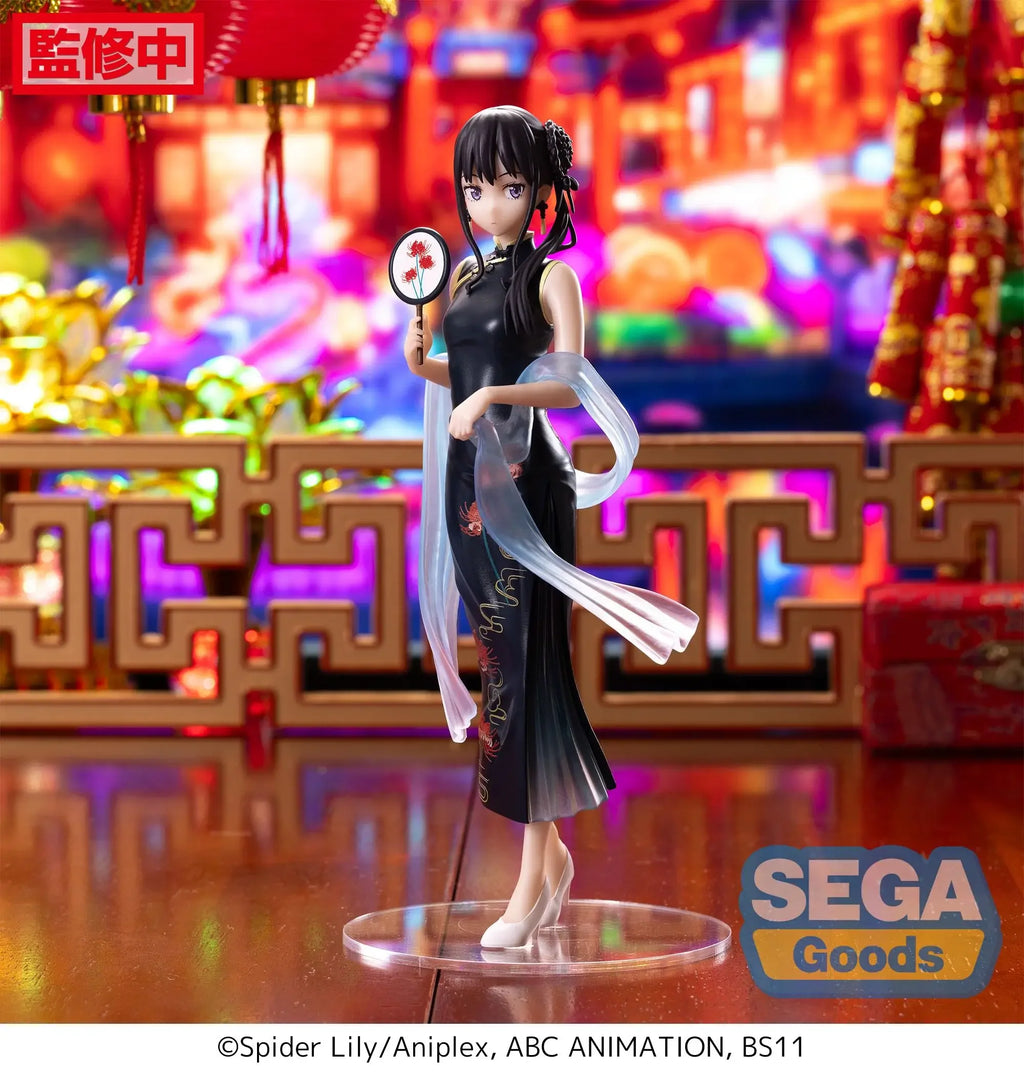 Original SEGA Luminasta Lycoris Recoil Nishikigi Chisato Inoue Takina Cheongsam PVC Anime Figures Action Figure Model Toys Gifts
