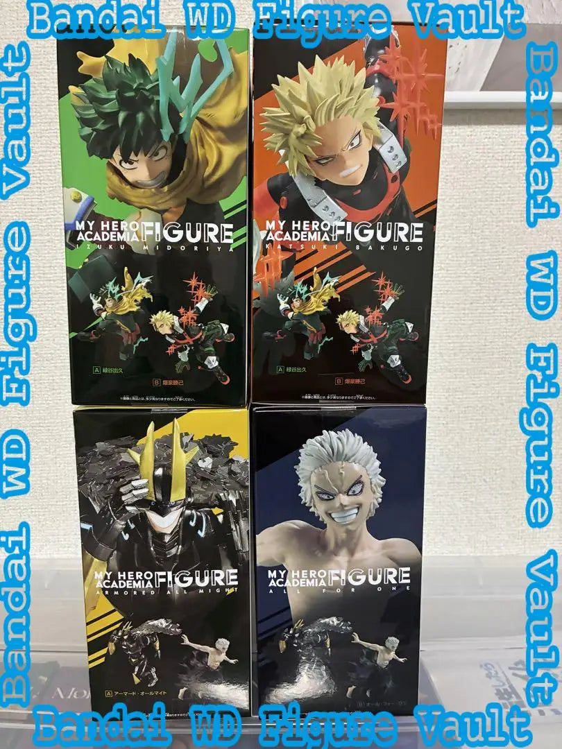 Original Bandai GiGO My Hero Academia Figure Izuku Midoriya Katsuki Bakugo  All For One All Might Figure Anime Model Toy
