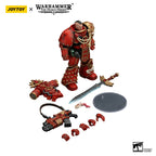 JOYTOY Warhammer 40k 1/18 Action Figures Anime 12.6cm Blood Angels Raldoron First Captain of the Blood Angels