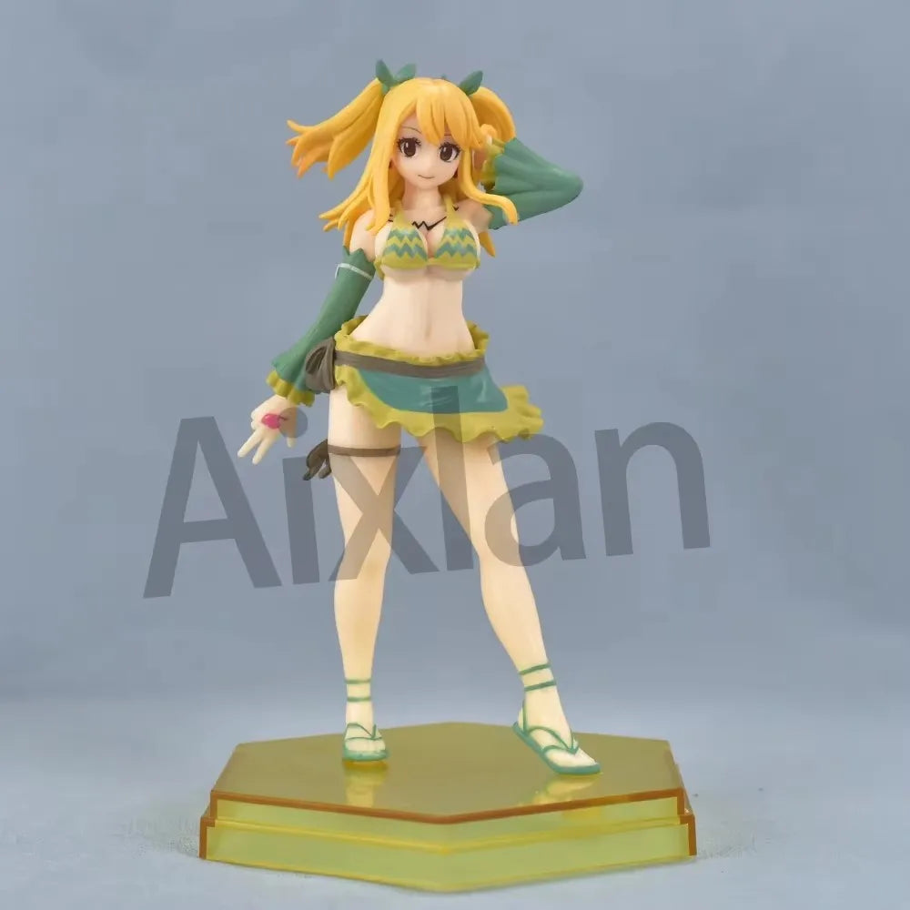 Aixlan Erza Scarlet Figure 19cm Demon Blade Red Sakura Non PVC Action Figure Amine Birthday Gift Collectible Figurine