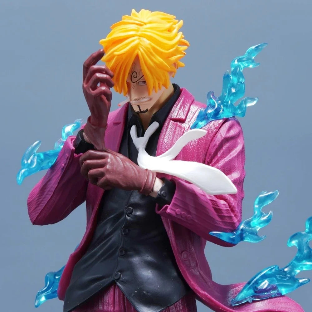 24cm/9.45in Anime ONE PIECE Figure Sanji Action Figures Pvc Statue Desktop Ornamen Collection Model Toys Gifts