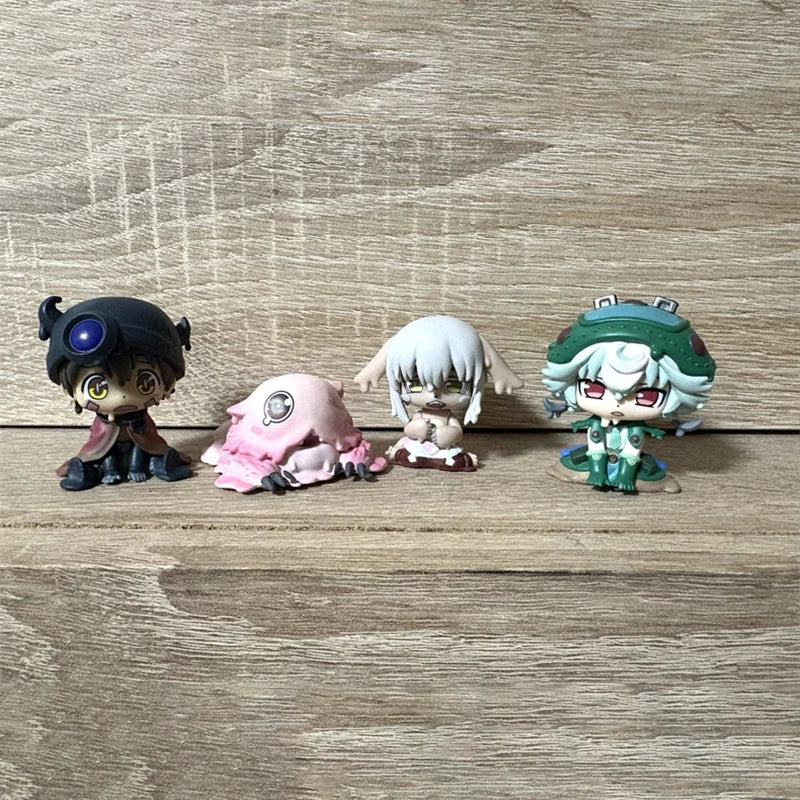 Bandai V2 Gashapon Made in Abyss Anime PVC Action Figure - Melting Shape Meinya Prushka Faputa Riko Reg Collectible Toy Model