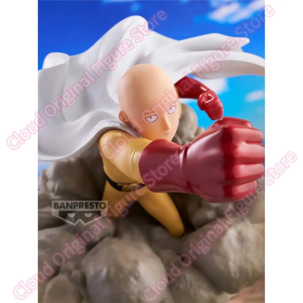 In Stock 100% Original Bandai Banpresto ONE PUNCH-MAN Saitama Anime Figures Collectible Model Toys Hobby