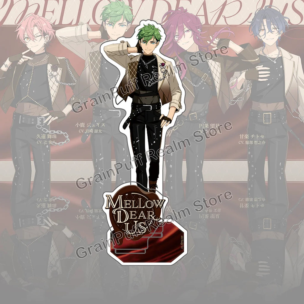 Ensemble Stars MELLOW DEAR US Acrylic Standee Juis, Nozomi, Mashu, Chitose Collectible Figure Display, Cute Desk Decor, Gift