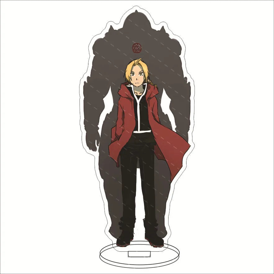 Anime Fullmetal Alchemist Acrylic Stand Action Figure PVC Desktop Stand Model Toy Christmas Gif