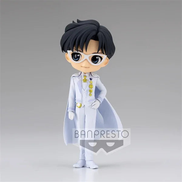 Original Bandai Qposket Sailor Moon Tsukino Usagi Chiba Mamoru Action Figure Wedding Dress Ver Figurine Pvc Statue Doll Toys