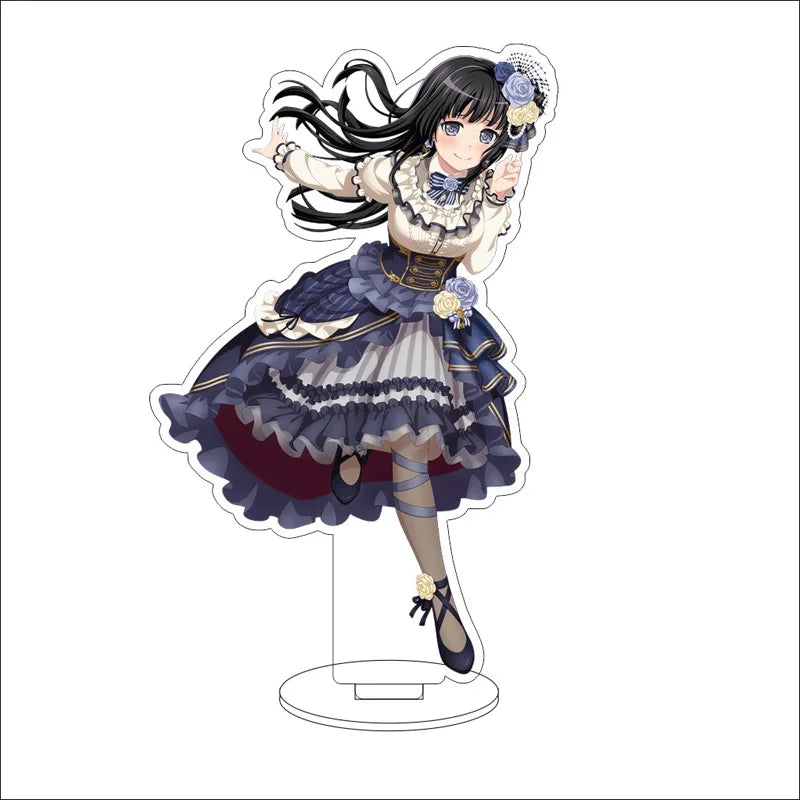 Anime BanG Dream! Acrylic Stand Ornaments Kasumi Toyama Ran Mitake Aya Maruyama Yukina Minato Figure Stand Halloween Gifts
